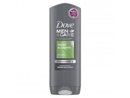 Dove Men+Care 3-in-1 Fresh Elements sprchový gel 250 ml  - originál z Německa