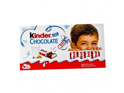 Kinder čokoláda XXL 32 ks, 4x100g
