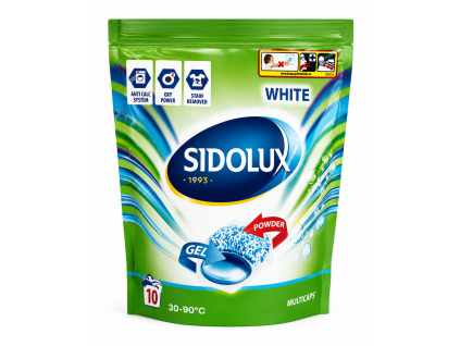 Sidolux Multicaps White kapsule za pranje belega perila 10ks