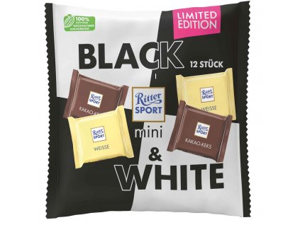 Ritter Sport MINI Black & White 12ks, 200g