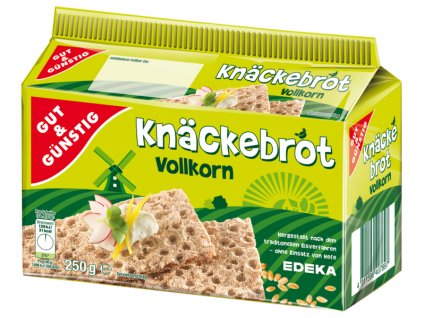 G&G Knäckebrot celozrnný žitný 250g  - originál z Německa