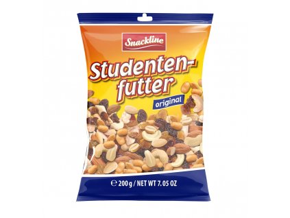 Snackline Studentská směs ořechů a rozinek 200g  - originál z Německa