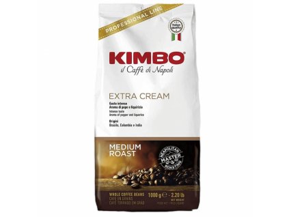 Kimbo Extra cream zrnková káva 1 kg