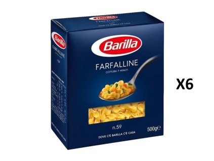 Barilla Farfalline Nr. 59, 6x500 g-VÝHODNÉ BALENÍ