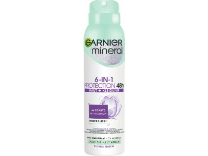 Garnier Mineral Protection 5 Floral Fresh deospray 150 ml  - originál z Německa