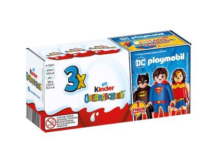kinder "Playmobil" čokoládové vajíčko s překvapením 3ks 60g
