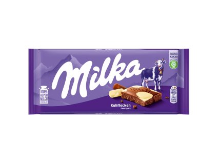 Milka čokoláda mléčná a bílá 90 g