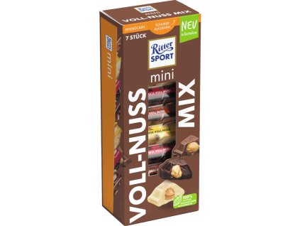 Ritter Sport mini oříškový Mix 9 ks 150 g