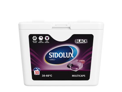 Sidolux XXL Multicaps Black prací kapsle na tmavé prádlo 30 ks