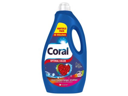 Coral XL Optimal Color prací gel 40 dávek, 2 l - originál z Německa