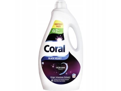 Coral Black Velvet Prací gel na tmavé prádlo 40 dávek, 2 l