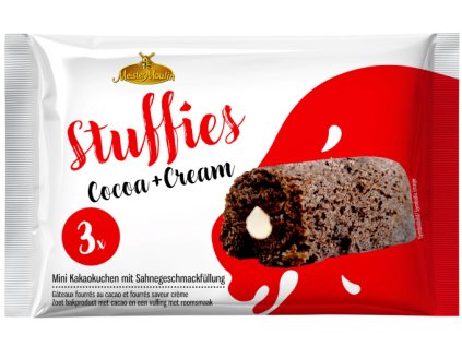 Meister Moulin Stuffies mini kakaové řezy s krémovou náplní 3x45 g