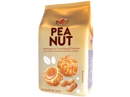 Papagena arašídové waflové kuličky s krémovou náplní, 220 g - originál z Německa