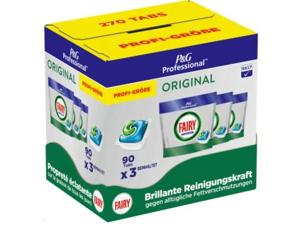 Fairy Professional All in One kapsle do myčky nádobí, 3x90 ks VÝHODNÉ BALENÍ
