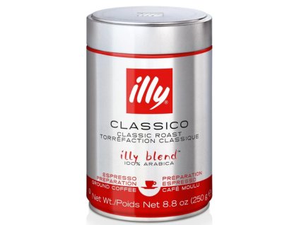 Illy classico Espresso mletá káva 250 g