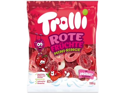 Trolli červené ovoce Mini-kroužky 150 g