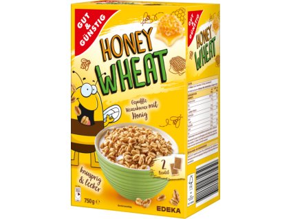G&G Honey Wheat pšeničné lupínky s medem 750g