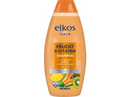 Elkos Frucht&Vitamin šampon s výtažkem meruňky a provitaminu B5 500ml