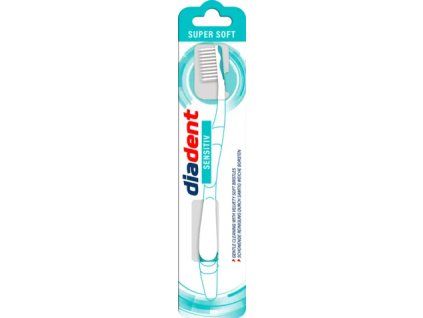 Diadent Sensitive Toothbrush - Extra Soft for Sensitive Gums 1 pc  - originál z Německa