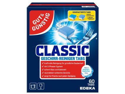 G&G Power Dishwasher Tablets 60 pcs 1080 g  - originál z Německa