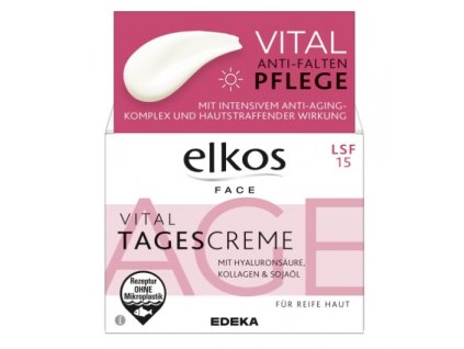 Elkos Vital Anti-Aging denní krém proti stárnutí pleti 50ml  - originál z Německa