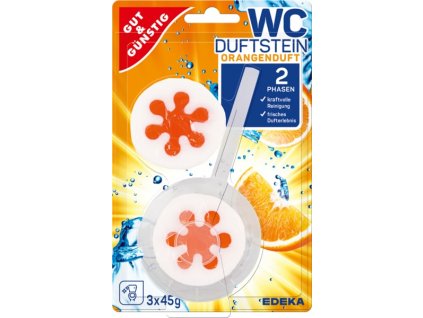 G&G Závěsný WC blok pomeranč 3 ks x 47g, 141g