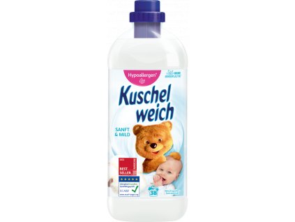 Kuschelweich aviváž Sanft mild pro citlivou pokožku 1 l, 38 PD