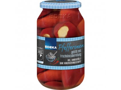 Edeka Feferonky plněné čerstvým sýrem 270 g