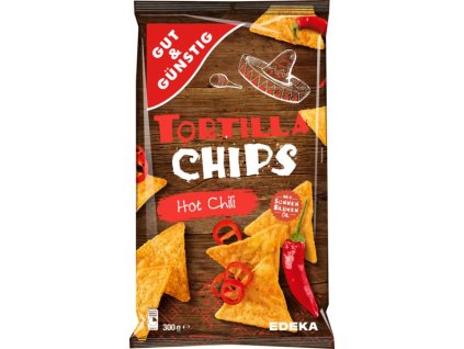 G&G Tortilla chips, HOT CHILI, 300 g