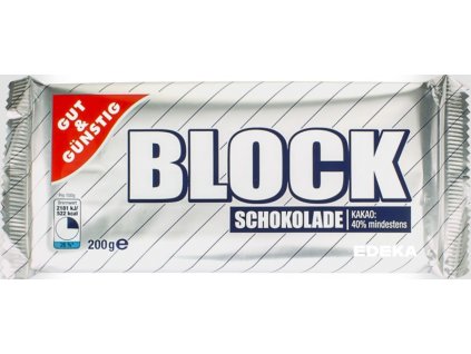 G&G Čokoláda na vaření block 200g