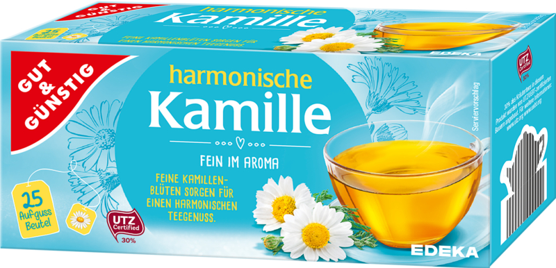G&G Heřmánkový bylinný čaj 25 sáčků, 37,5g - originál z Německa
