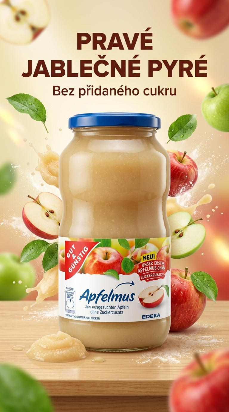 G&G Jablečné pyré 710g - lifestyle poster