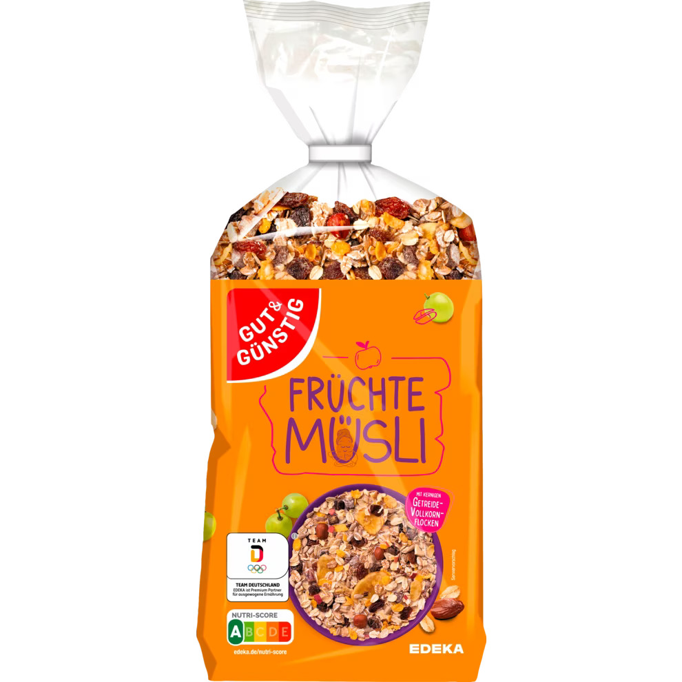 G&G Ovocné müsli se 32% ovoce 1000g - originál z Německa