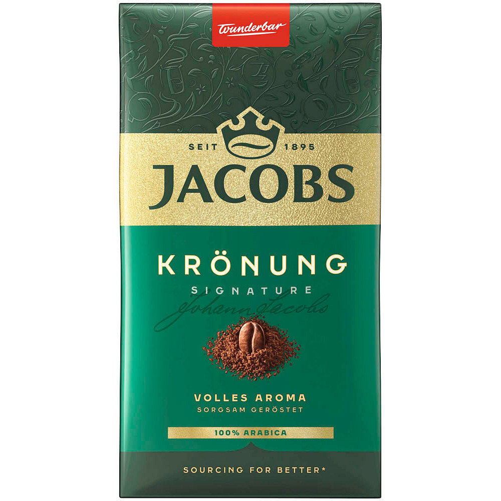Jacobs Krönung pražená káva, mletá 500 g - originál z Německa