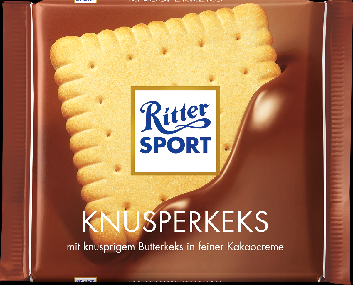 Ritter Sport Knusperkeks čokoláda 100 g - originál z Německa