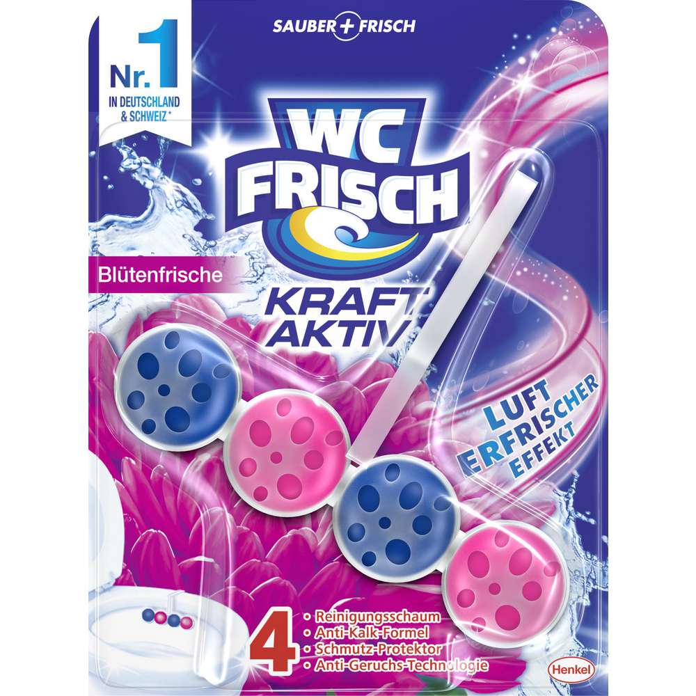 WC frisch Kraft Aktiv Blüten Frische závěsný blok 50g - originál z Německa