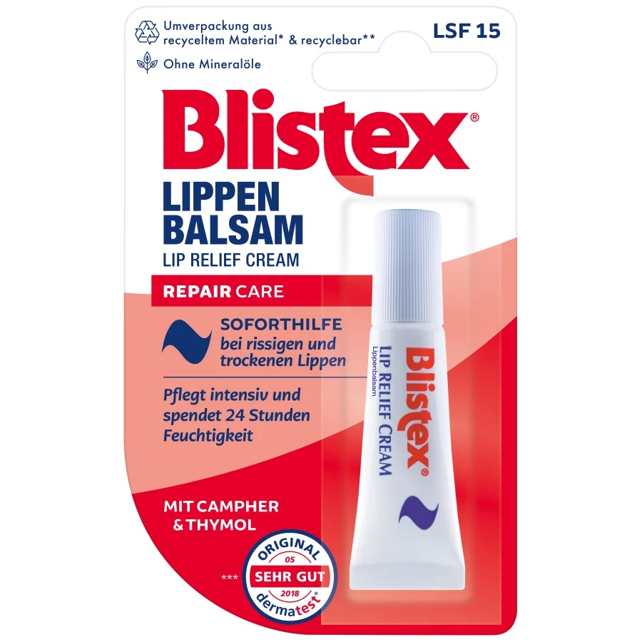 Blistex Lip balzám na suché a podrážděné rty 6 ml - originál z Německa