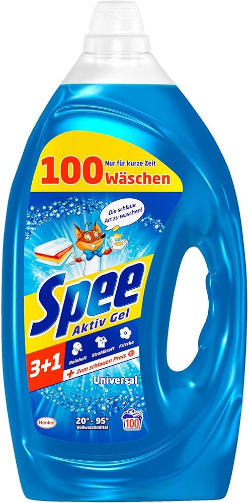 Spee prací gel 3+1 univerzální prací gel, 100 dávek, 5 l - originál z Německa