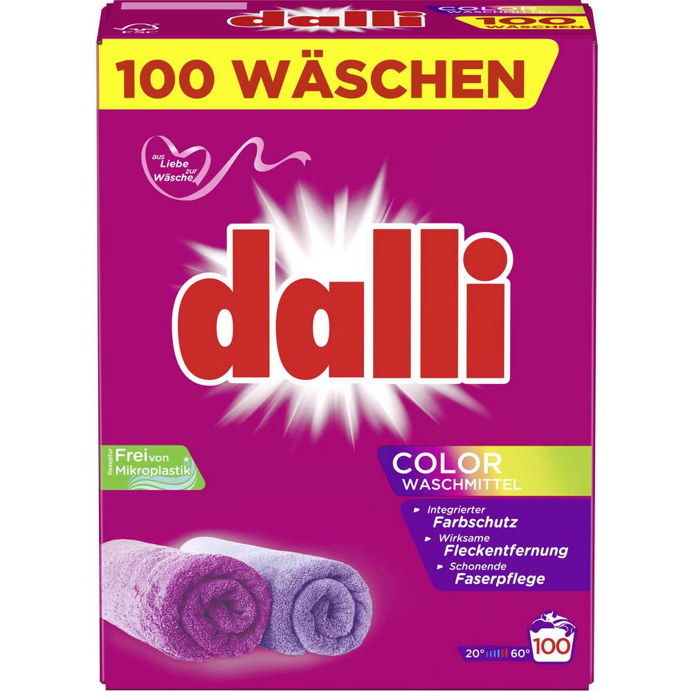 Dalli Color prací prášek 100 dávek, 6 Kg - originál z Německa