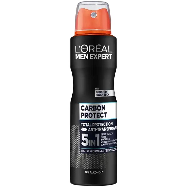 L´Oréal Paris Men Expert deospray Carbon Ice 5v1, 150 ml - originál z Německa