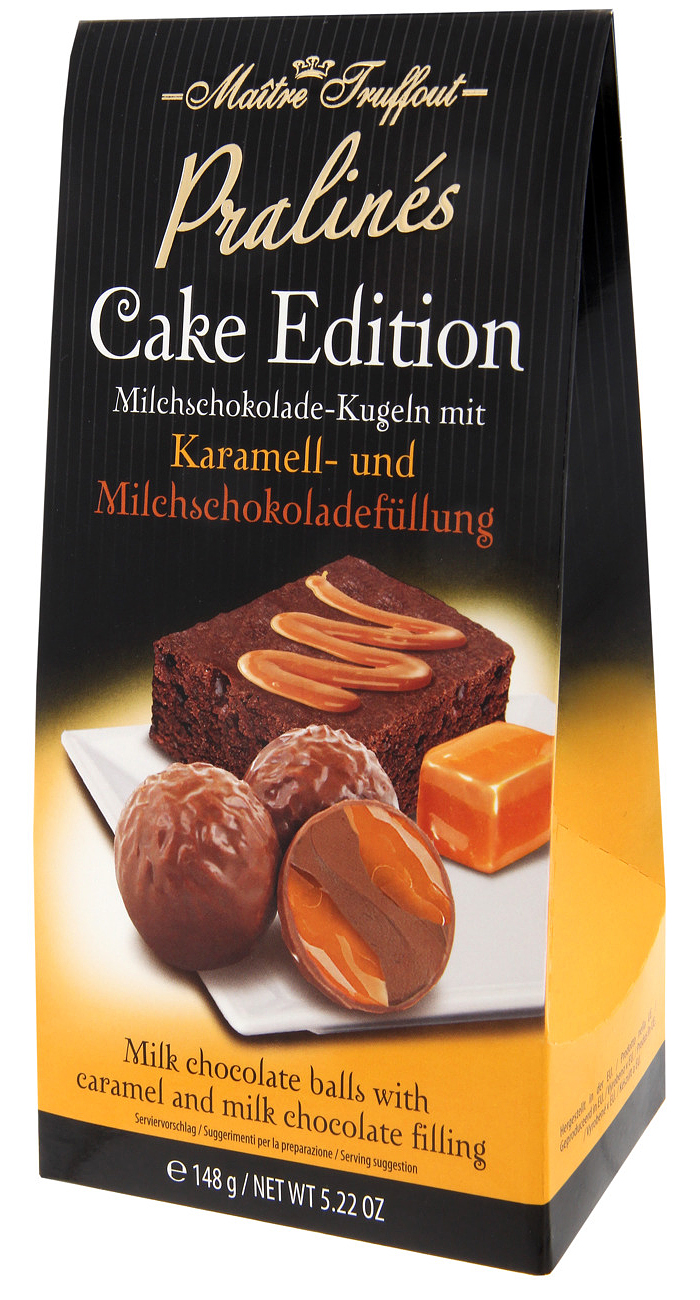Maitre Truffout Truffout Pralinky s karamelovou a čokoládovou náplní 148g - originál z Německa