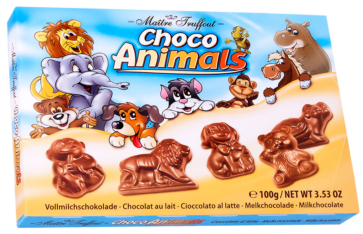 Maitre Truffout Choco Animals čokoládová zvířátka 100g - originál z Německa