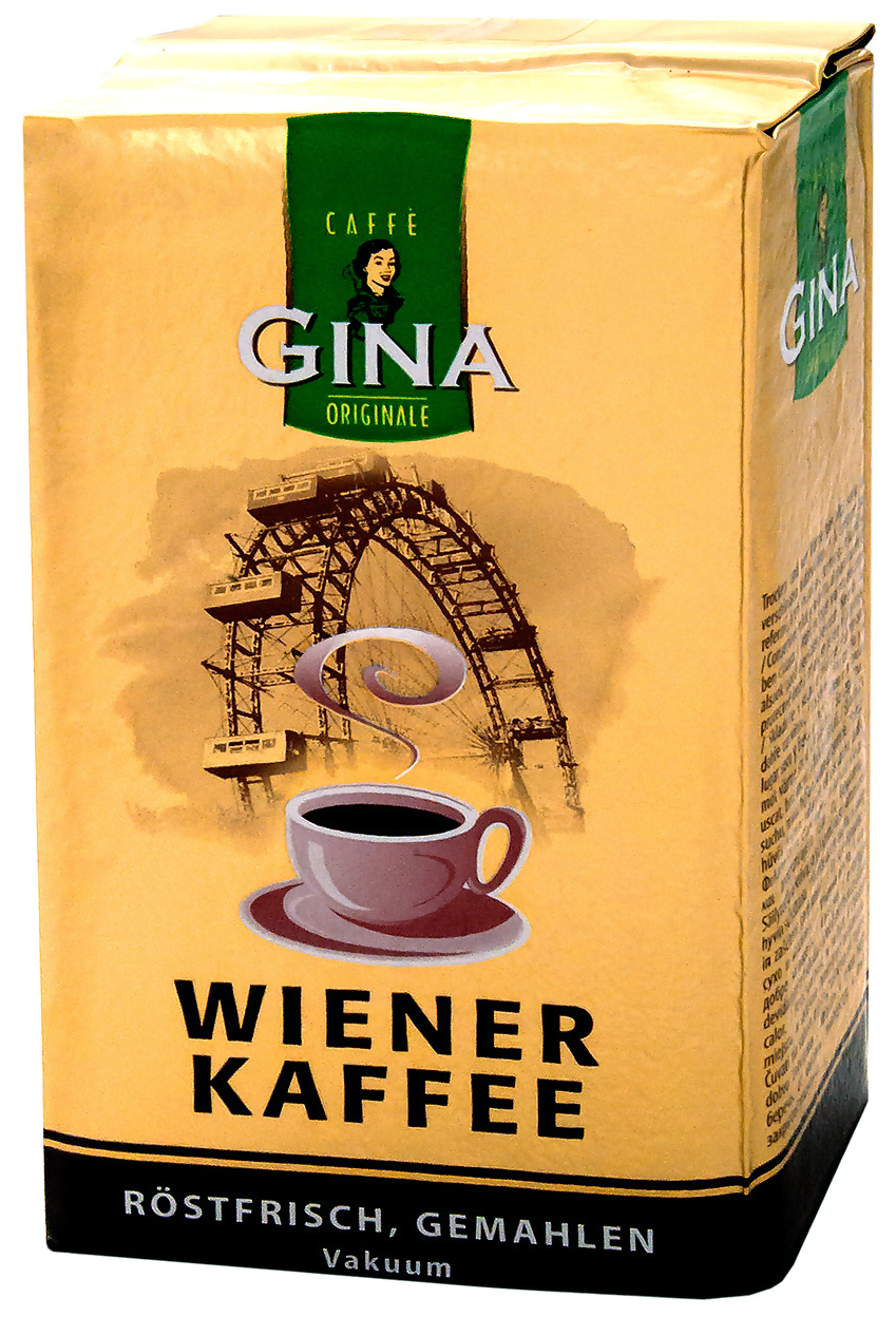 Gina Vídeňská mletá káva 250g - originál z Německa