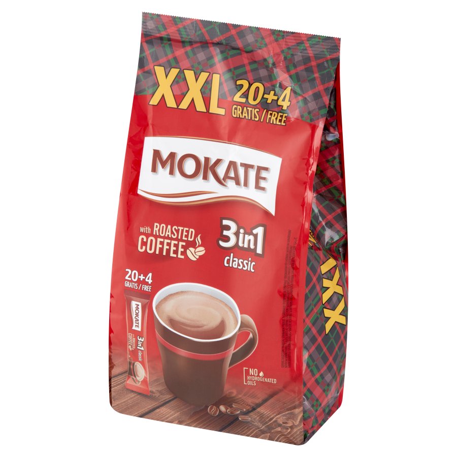 Mokate Instantní káva Classic 3v1 24 x 17g, 408g - originál z Německa