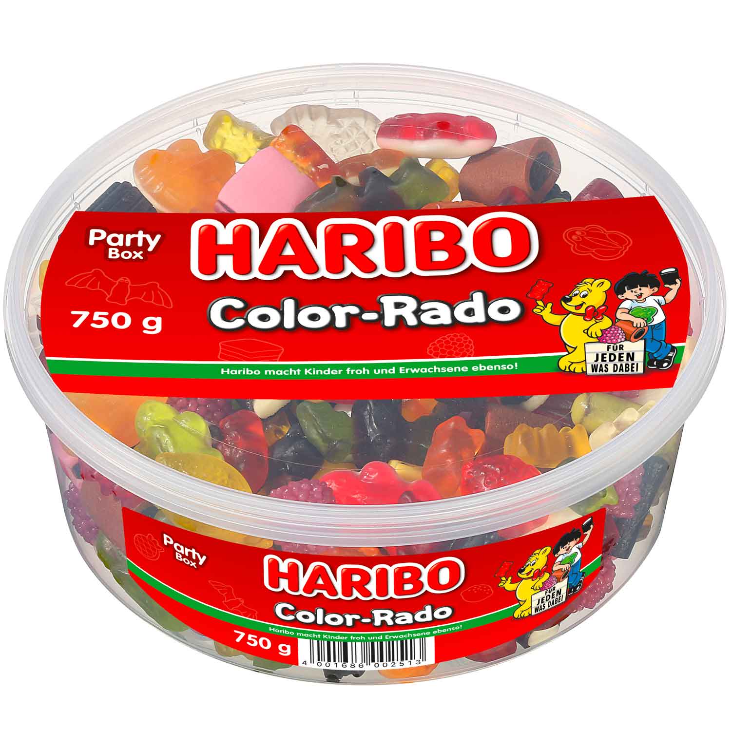 Haribo COLOR-RADO 750g - originál z Německa