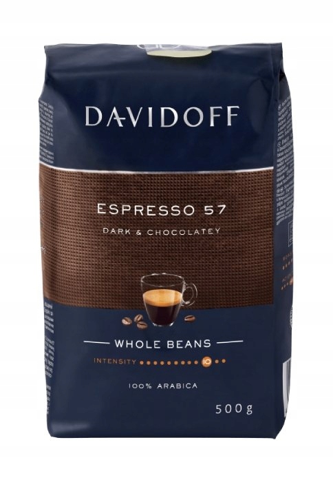 Davidoff Espresso Intense 57 zrnková káva 500 g - originál z Německa