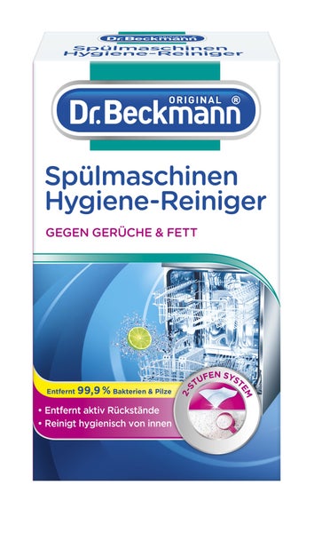 Dr. Beckmann hygienický čistič myčky s vůni limetky 75g + hadřík - originál z Německa