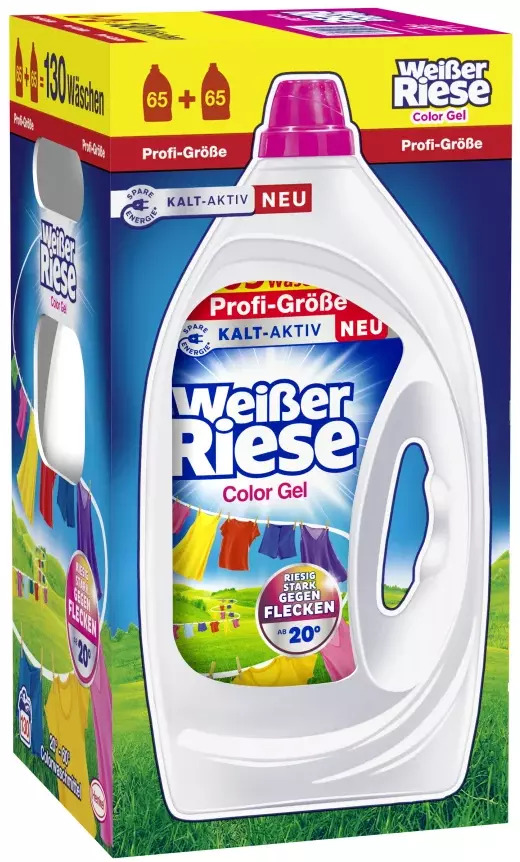 Weisser Riese Intensiv Color 130 dávek, 2 x 3,25 l - originál z Německa