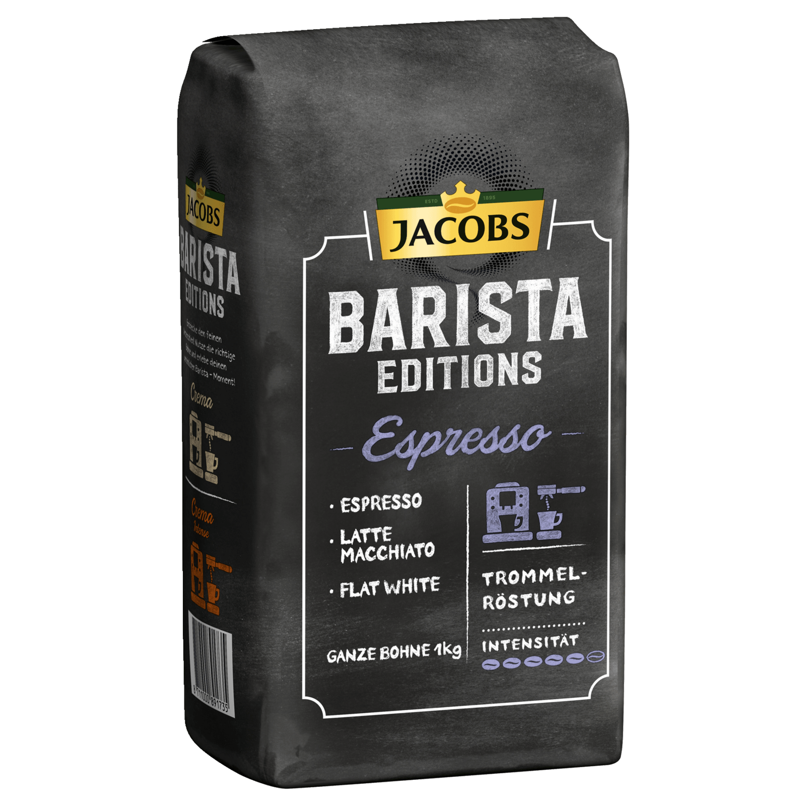 Jacobs Barista Espresso, zrnková káva 1kg