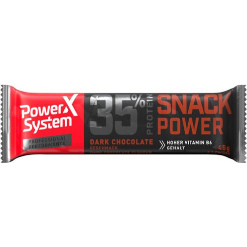 Power System Professional proteinová tyčinka s příchutí tmavé čokolády 35% bílkovin, 45g